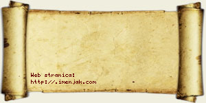 Nina Pavkov vizit kartica